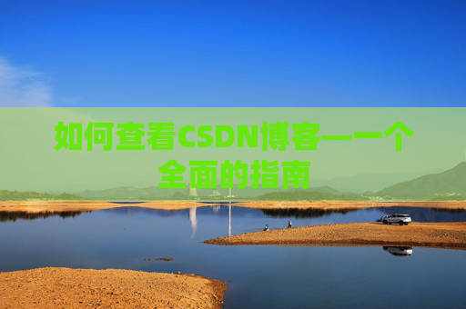 如何查看CSDN博客—一个全面的指南